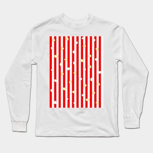 POPCORN Red Stripes Long Sleeve T-Shirt